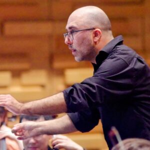 Tigran conducting the orcestra